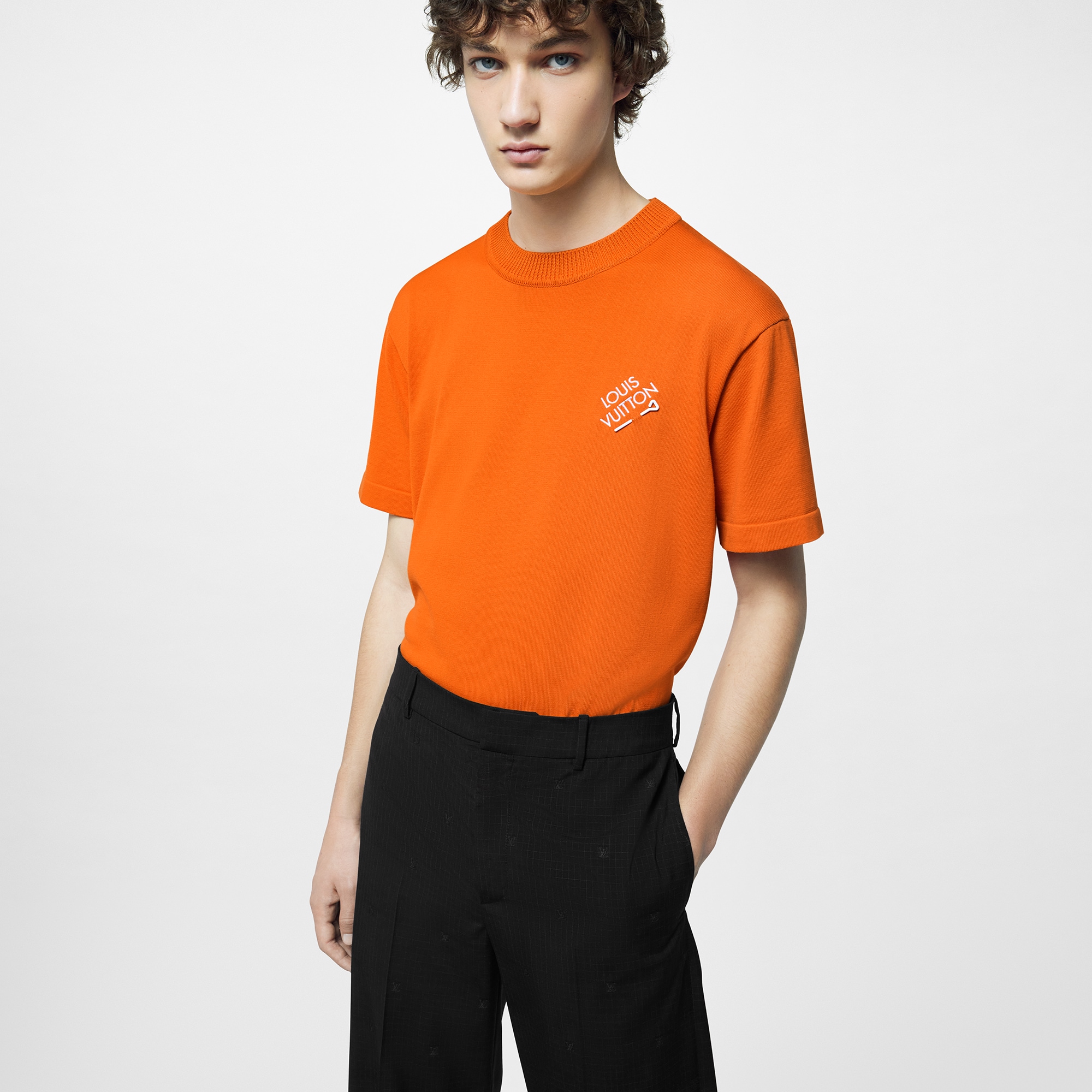 Orange louis vuitton clearance crewneck